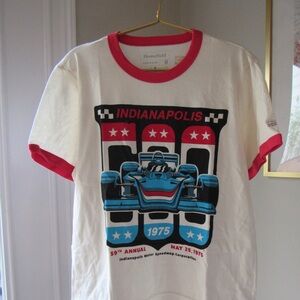 Indianapolis Racing T-Shirt - Red and White
